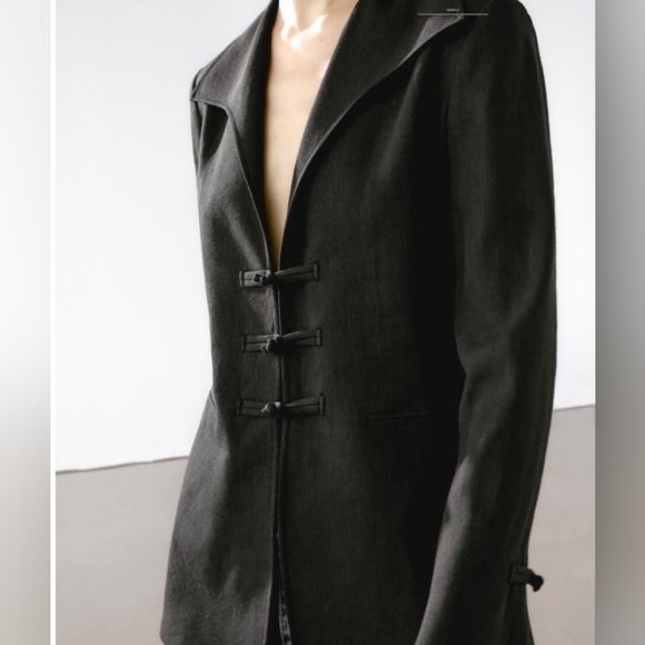 Massimo Dutti Linen Blend Blazer - Picture 2 of 4